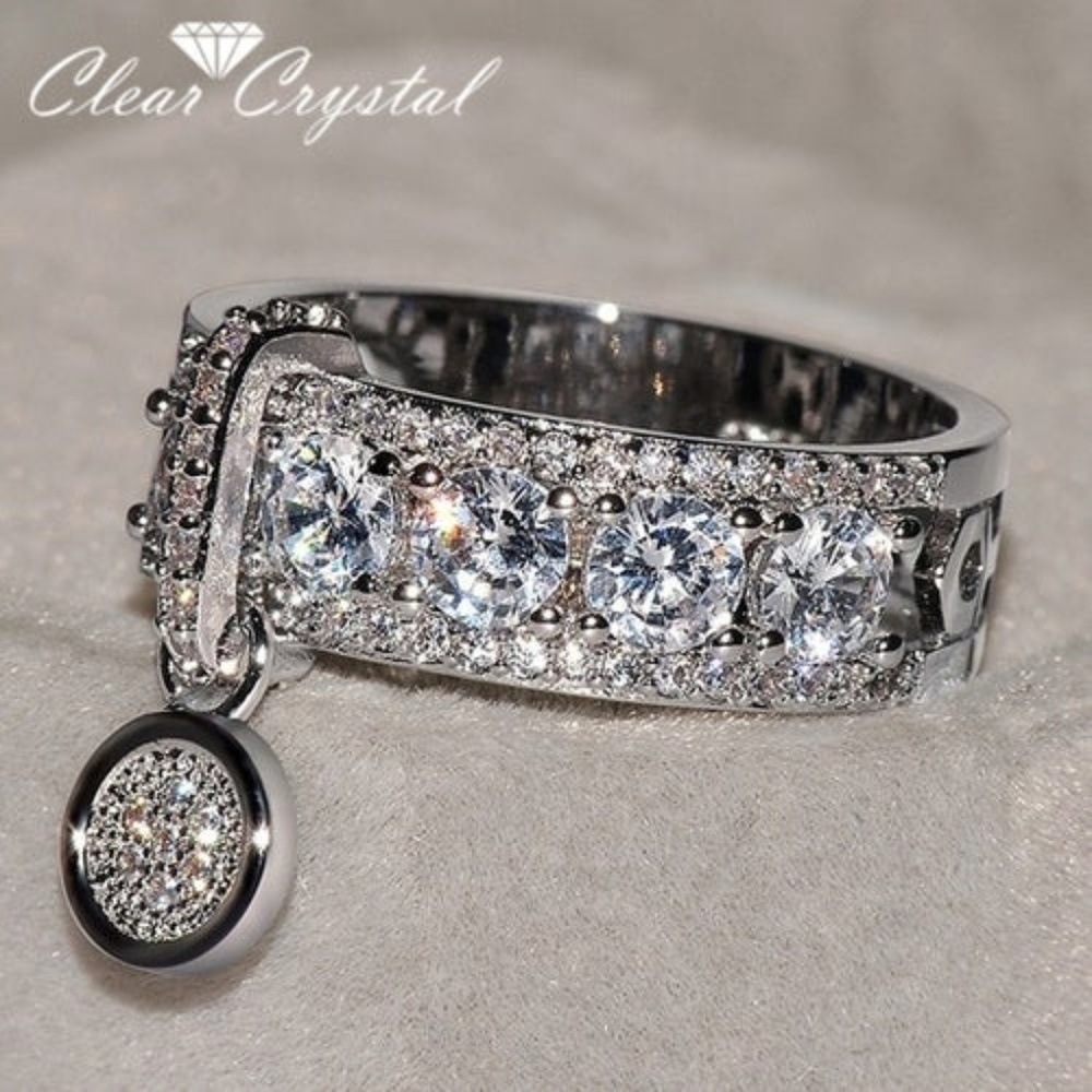 Natural White CZ Ring